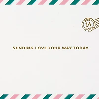 Sending Love Your Way Paper Craft Valentine's Day Card With Mini Card for only USD 5.99 | Hallmark