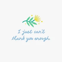 I Just Can't Thank You Enough Thank You Card for only USD 2.99 | Hallmark