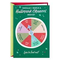 Hallmark Channel Christmas Movie Christmas Card With Spinner Wheel for only USD 5.99 | Hallmark