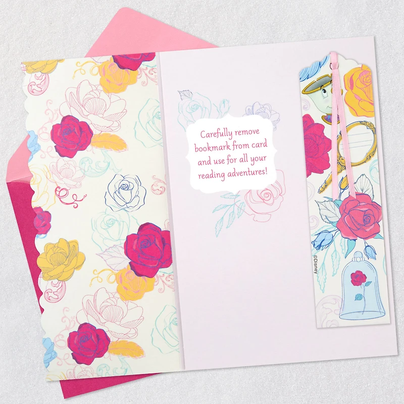 Disney Beauty and the Beast So Much More Than a Princess Birthday Card With Bookmark for only USD 6.99 | Hallmark