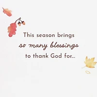 Season of So Many Blessings Thanksgiving Card for only USD 4.99 | Hallmark