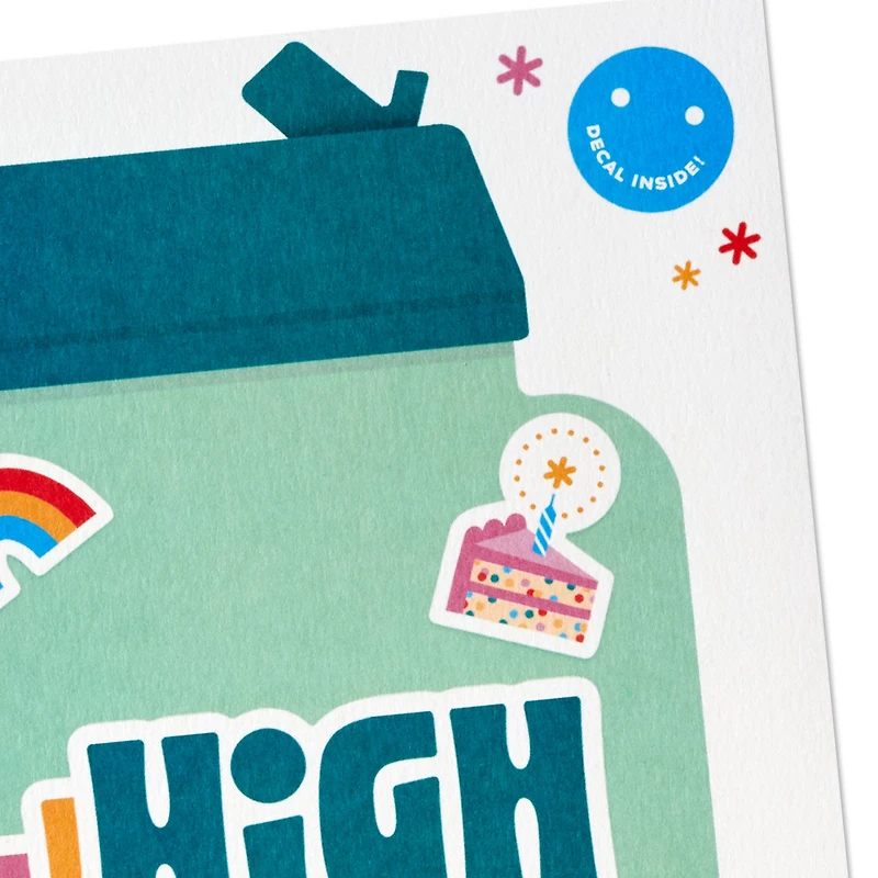 High Five Birthday Card for Kids With Decal for only USD 5.99 | Hallmark