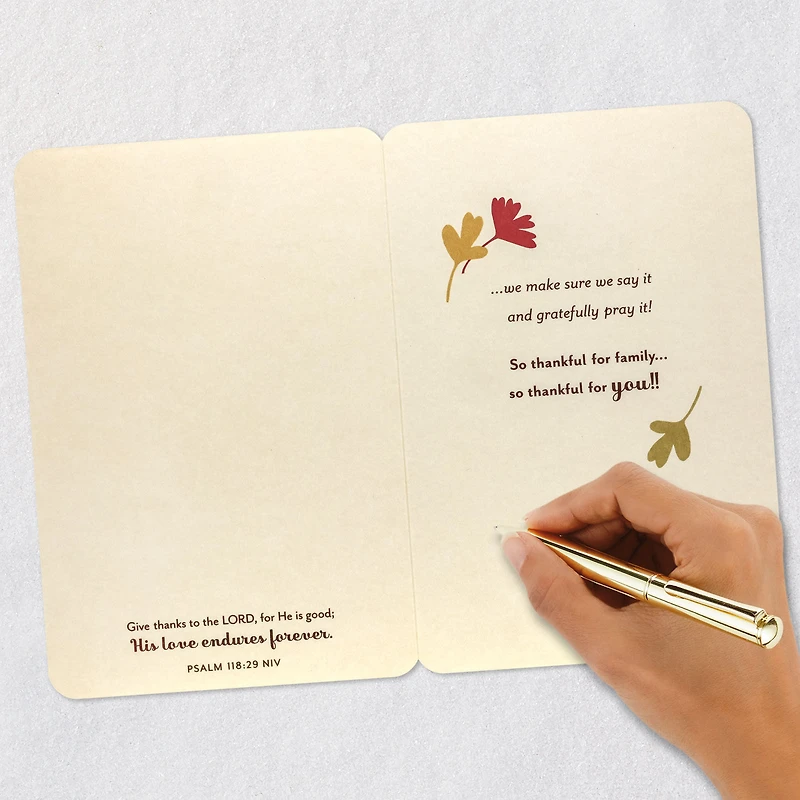 The Blessing of Family Thanksgiving Card for Relative for only USD 4.99 | Hallmark