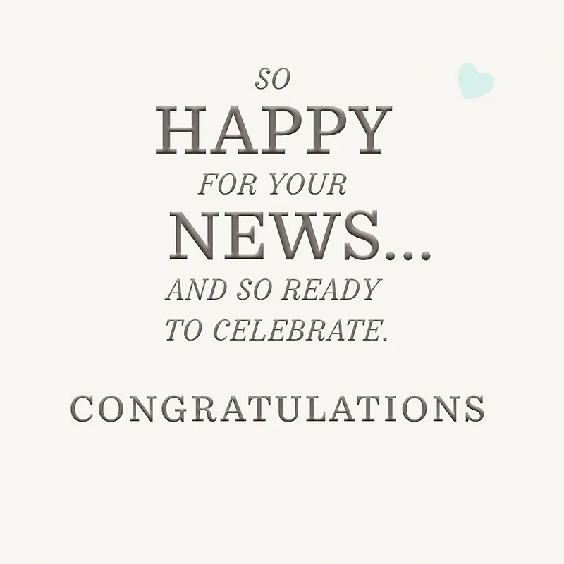 So Happy for Your News Wedding Card for only USD 3.99 | Hallmark