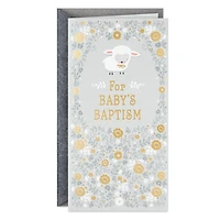 Little Lamb Money Holder Baby Baptism Card for only USD 3.99 | Hallmark