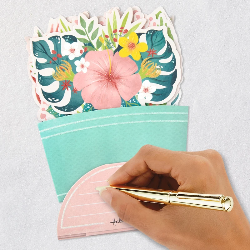 Tropical Flower Bouquet 3D Pop-Up Birthday Card for only USD 6.99 | Hallmark