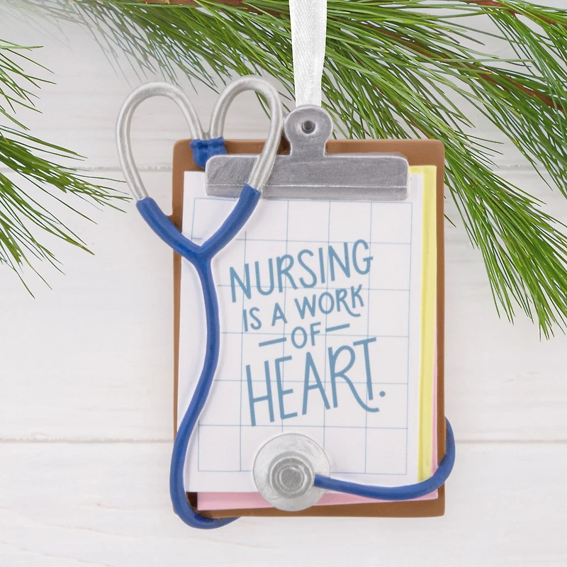 Nursing Is a Work of Heart Hallmark Ornament for only USD 14.99 | Hallmark