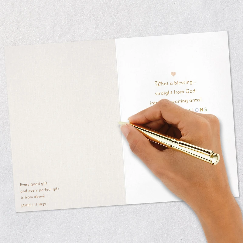 What a Blessing Religious New Baby Card for only USD 5.59 | Hallmark