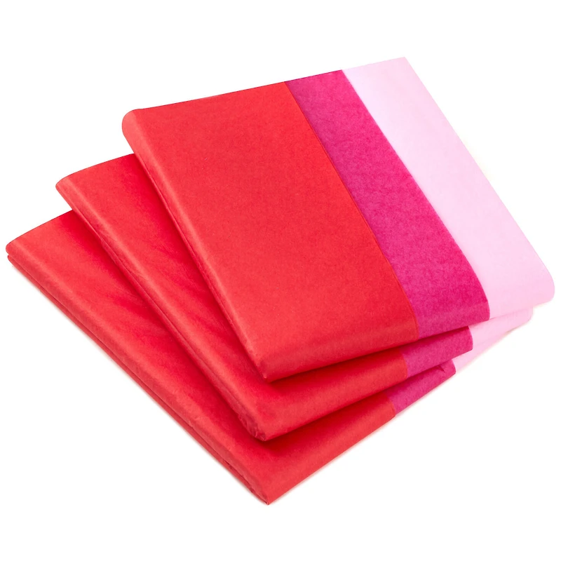 Red/Fuchsia/Pink 3-Pack Bulk Tissue Paper, 120 sheets for only USD 12.99 | Hallmark