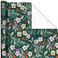 Lacey Chabert Collection Green Floral Wrapping Paper Roll, 20 sq. ft. for only USD 4.99 | Hallmark