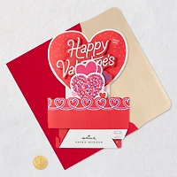 Hearts Musical 3D Pop-Up Valentine's Day Card With Light for only USD 9.99 | Hallmark