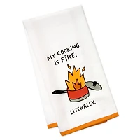 My Cooking Is Fire Funny Tea Towel, 18x26 for only USD 14.99 | Hallmark