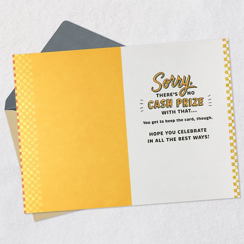 Sorry, No Cash Prize Funny Father's Day Card for Dad for only USD 5.59 | Hallmark