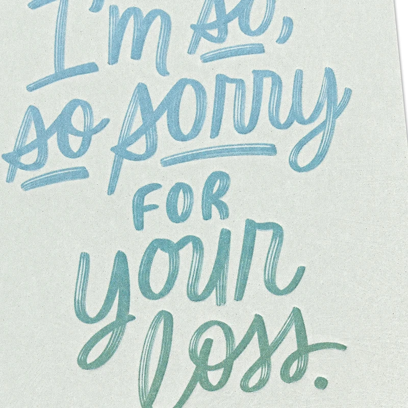 I'm So, So Sorry Sympathy Card for only USD 4.59 | Hallmark