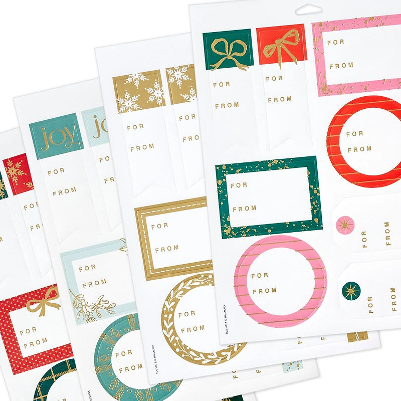 Winter Elegance Gift Tag Stickers, Pack of 96 for only USD 5.99 | Hallmark