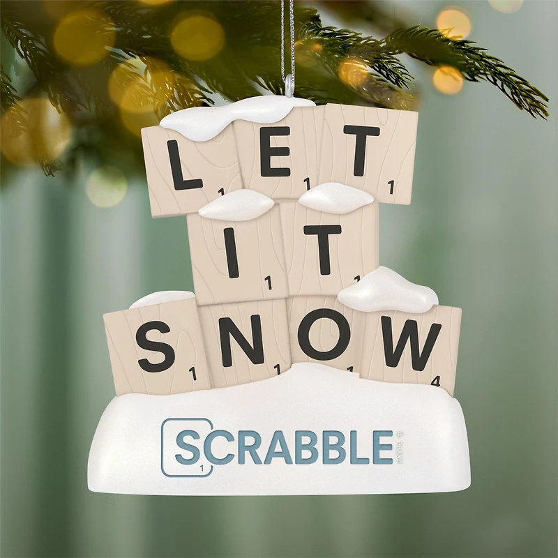 Hasbro® Scrabble® Let It Snow Ornament for only USD 19.99 | Hallmark