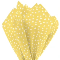 White Hearts on Yellow Tissue Paper, 6 Sheets for only USD 1.99 | Hallmark
