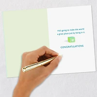 He'll Make This World a Great Place New Baby Boy Card for only USD 2.50 | Hallmark