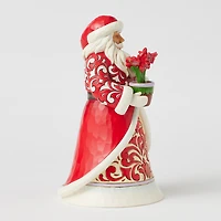 Jim Shore Heartwood Creek Santa With Blooming Amaryllis Figurine, 8.35" for only USD 69.99 | Hallmark
