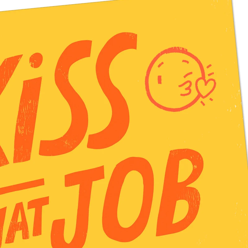 Kiss Goodbye or Flip Off Funny Retirement Card for only USD 4.49 | Hallmark
