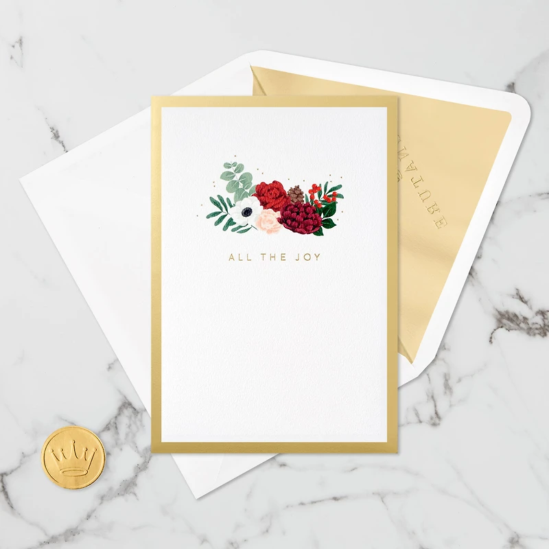 All the Joy Flower Bouquet 3D Pop-Up Holiday Card for only USD 12.99 | Hallmark