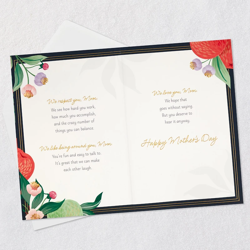 Love and Respect Mother's Day Card for Mom From All for only USD 7.59 | Hallmark