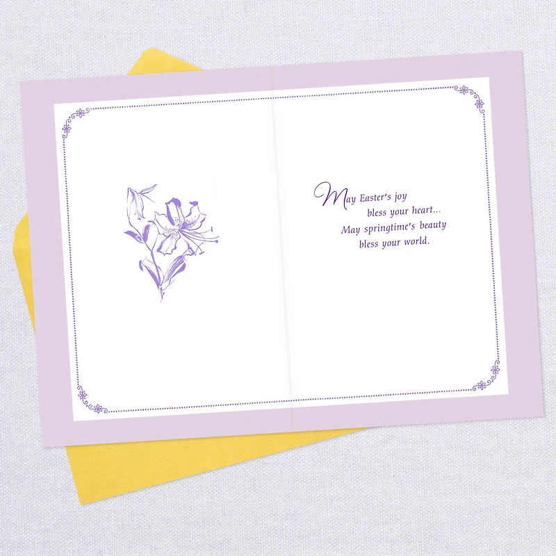 An Easter Blessing White Lilies Easter Card for only USD 2.00 | Hallmark