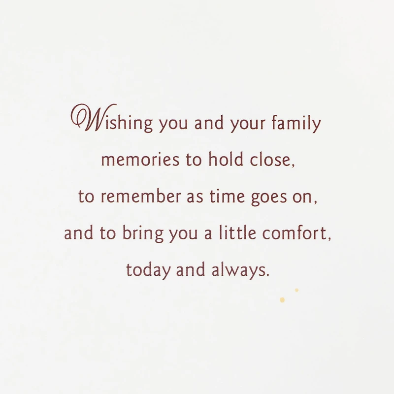 Memories Keep Our Loved Ones Close Sympathy Card for only USD 4.99 | Hallmark