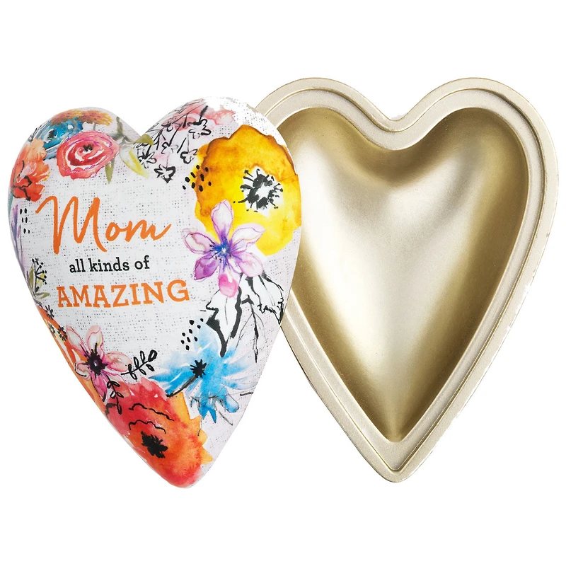 Amazing Mom Art Heart Trinket Box, 3.5" for only USD 19.99 | Hallmark