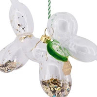 Signature Green and Gold Balloon Dog Glass Hallmark Ornament for only USD 22.99 | Hallmark