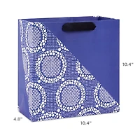 13" Blue Diagonal and Lace Large Gift Bag for only USD 4.99 | Hallmark
