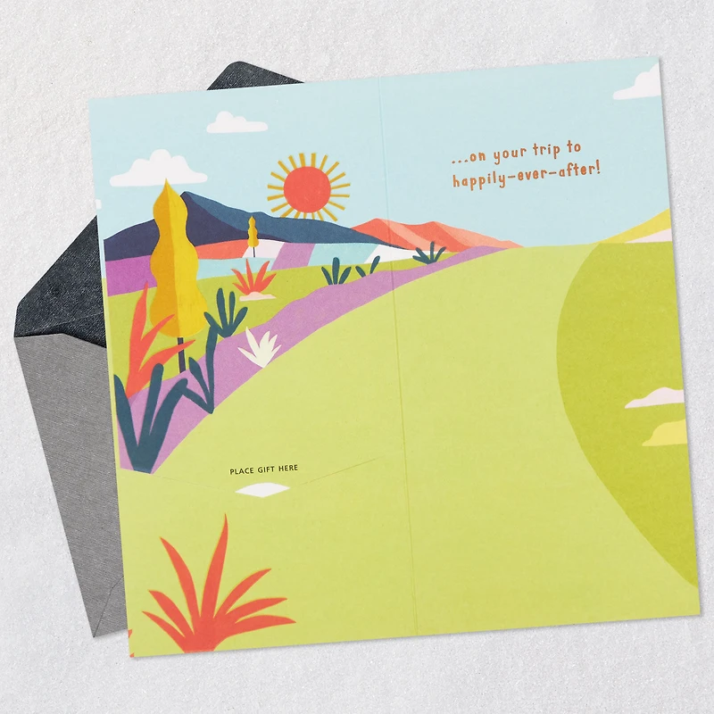 Trip to Happily-Ever-After Money Holder Bridal Shower Card for only USD 4.99 | Hallmark