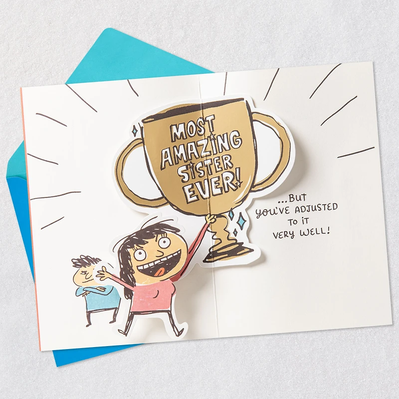 Amazing Funny Pop-Up Birthday Card for Brother From Sister for only USD 6.59 | Hallmark