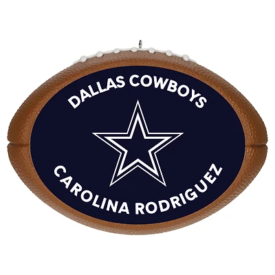 NFL Dallas Cowboys Football Personalized Ornament, Custom Text for only USD 30.99 | Hallmark