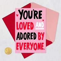 You're Loved and Adored Funny Valentine's Day Card for only USD 3.99 | Hallmark