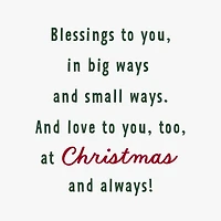 Blessings and Love Christmas Card for Godchild for only USD 2.99 | Hallmark