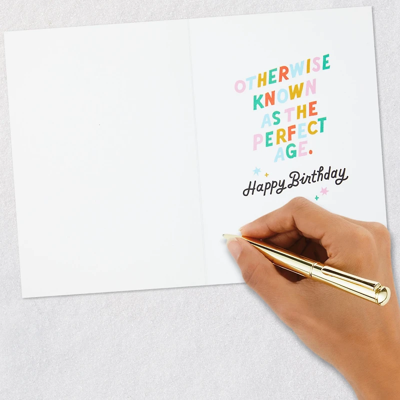 The Perfect Age Funny Birthday Card for only USD 3.99 | Hallmark