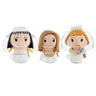 itty bittys® Friends Monica, Rachel and Phoebe in Wedding Dresses Plush, Set of 3 for only USD 26.99 | Hallmark