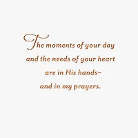 In God's Hands and In My Prayers Religious Encouragement Card for only USD 3.59 | Hallmark