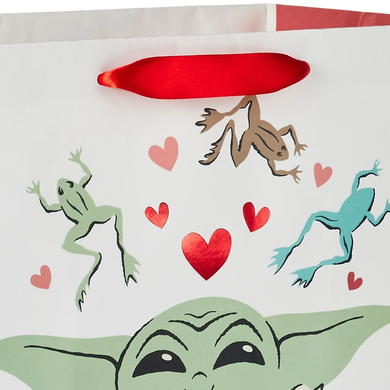13" Star Wars: The Mandalorian™ Grogu™ Large Valentine's Day Gift Bag for only USD 4.49 | Hallmark