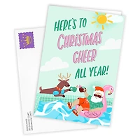 Poolside Holiday Custom Christmas in July Card for only USD 4.99 | Hallmark