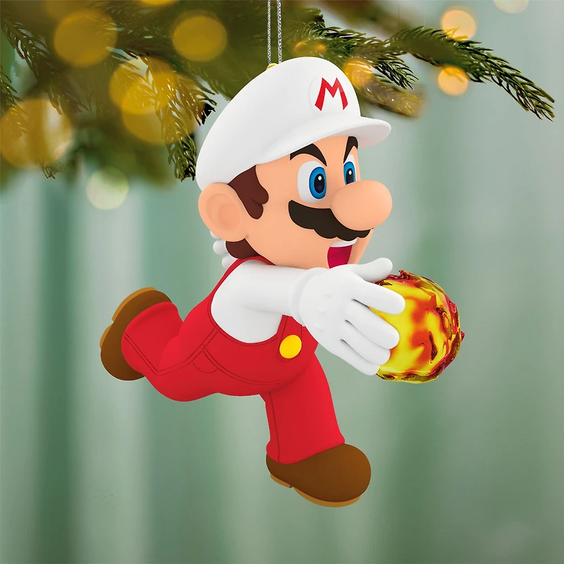 Nintendo Powered Up With Mario Fire Mario Ornament for only USD 23.99 | Hallmark
