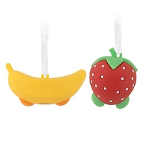 Better Together Strawberry and Banana Magnetic Hallmark Ornaments, Set of 2 for only USD 11.49 | Hallmark