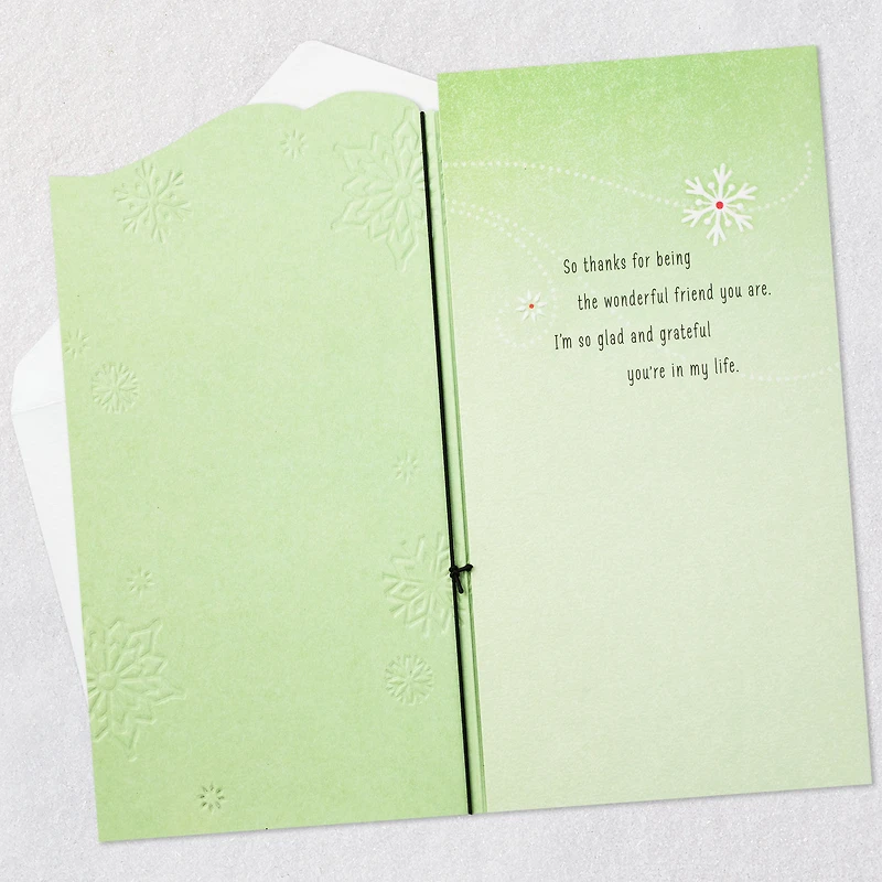 Thanks for Being Such a Wonderful Friend Christmas Card for only USD 4.99 | Hallmark
