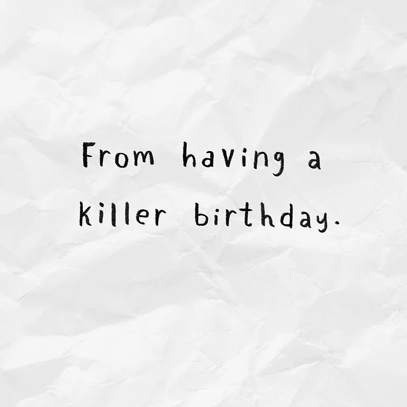 Friday the 13th Nothing Will Save You Funny Birthday Card for only USD 4.49 | Hallmark