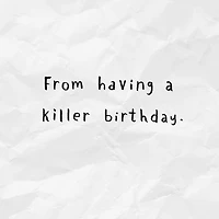 Friday the 13th Nothing Will Save You Funny Birthday Card for only USD 4.49 | Hallmark