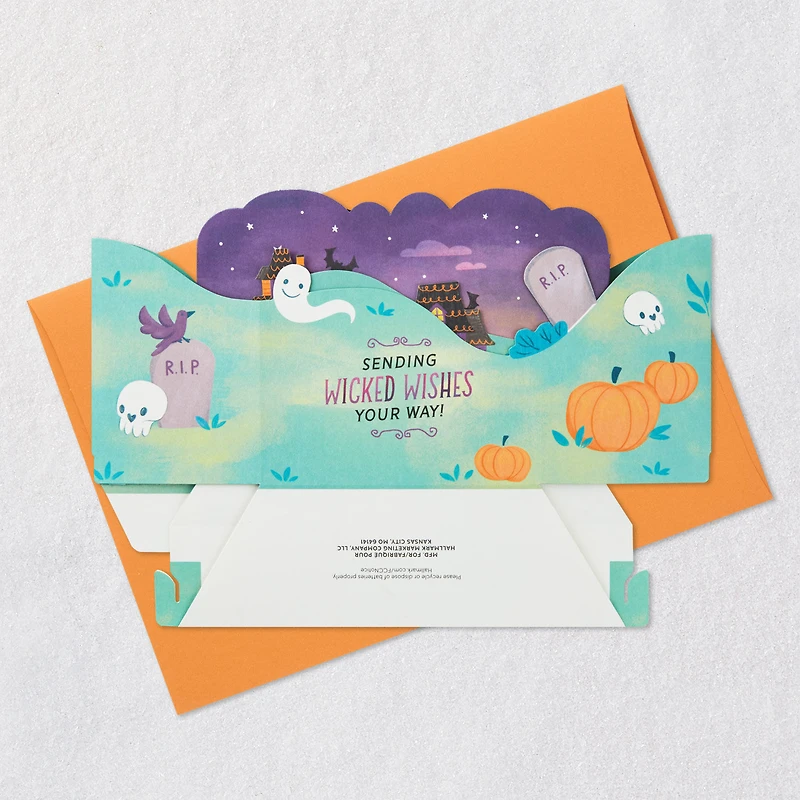 Wicked Wishes Musical 3D Pop-Up Halloween Card With Motion for only USD 11.99 | Hallmark