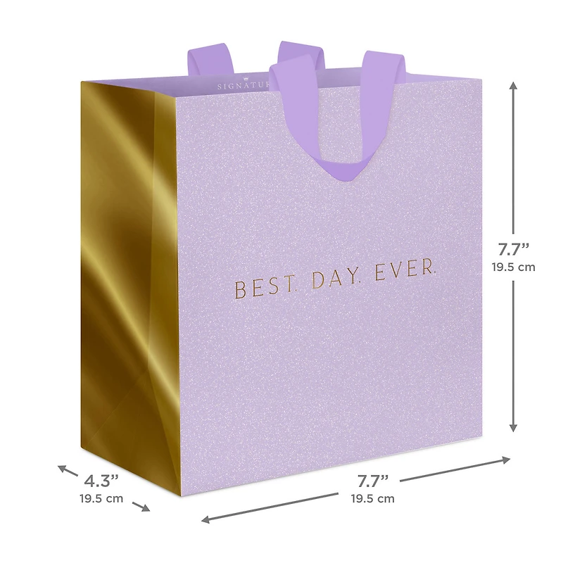 7.7" Best Day Ever Lavender Medium Gift Bag for only USD 7.79 | Hallmark
