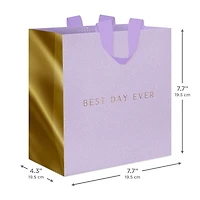 7.7" Best Day Ever Lavender Medium Gift Bag for only USD 7.79 | Hallmark