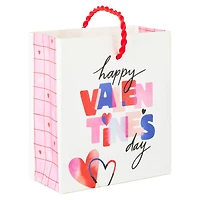 4.6" Happy Valentine's Day on White Gift Card Holder Mini Bag for only USD 2.49 | Hallmark